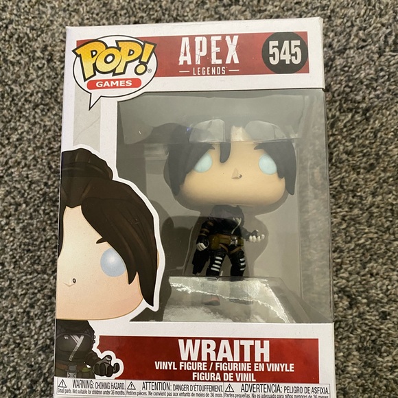 Funko Other - Funko Pop! Apex Legends Wraith Figure with Black and White Accents